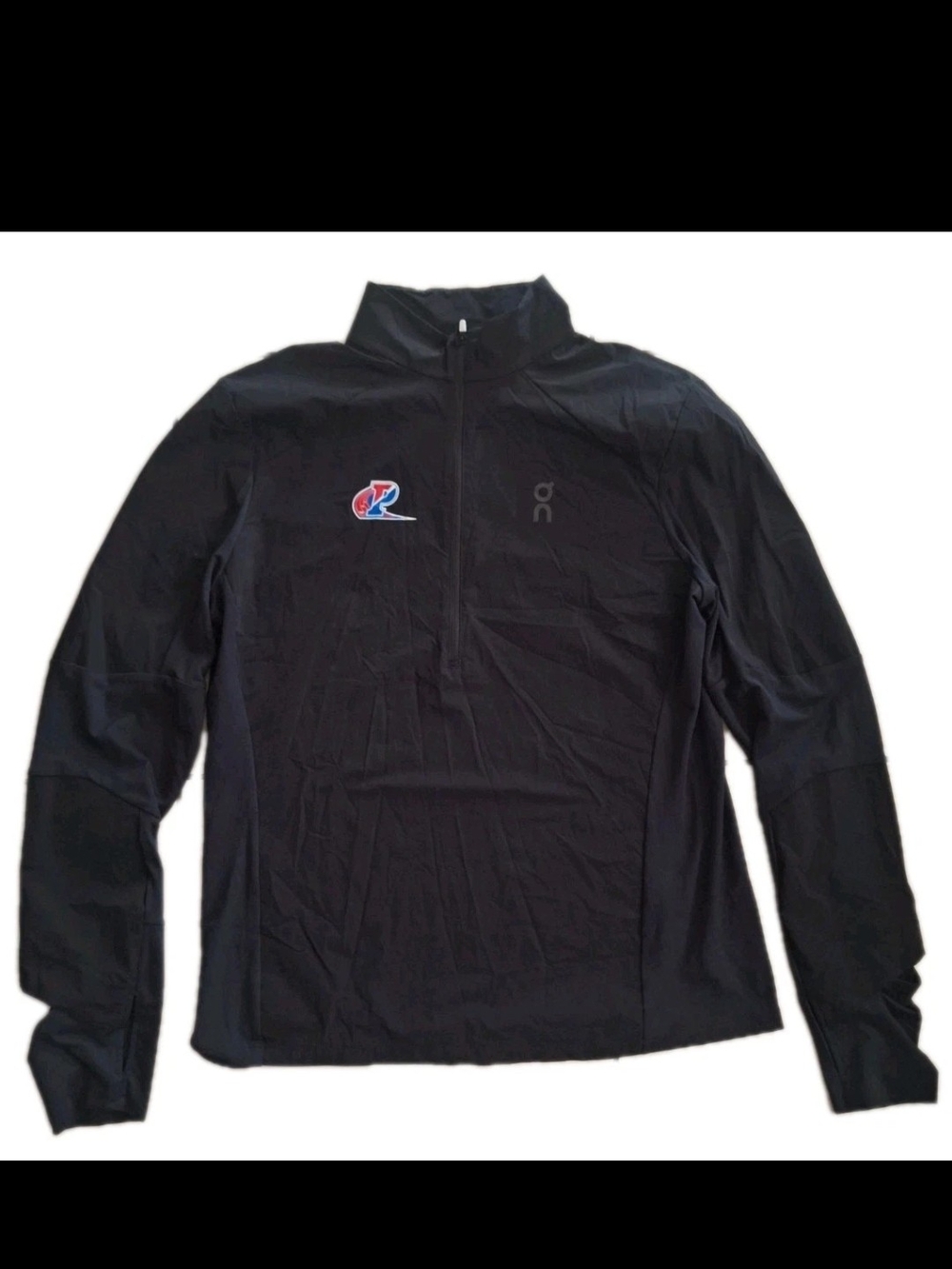 Penn Relays On Cloud 1/4 zip up pull over mens XL Black